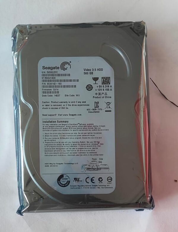 SEAGATE 500 GB HARD DISK