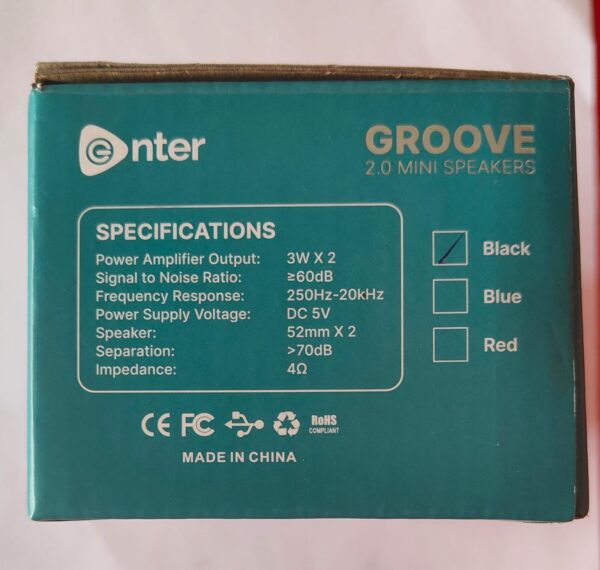 GROOVE 2.0 USB MINI SPEAKER